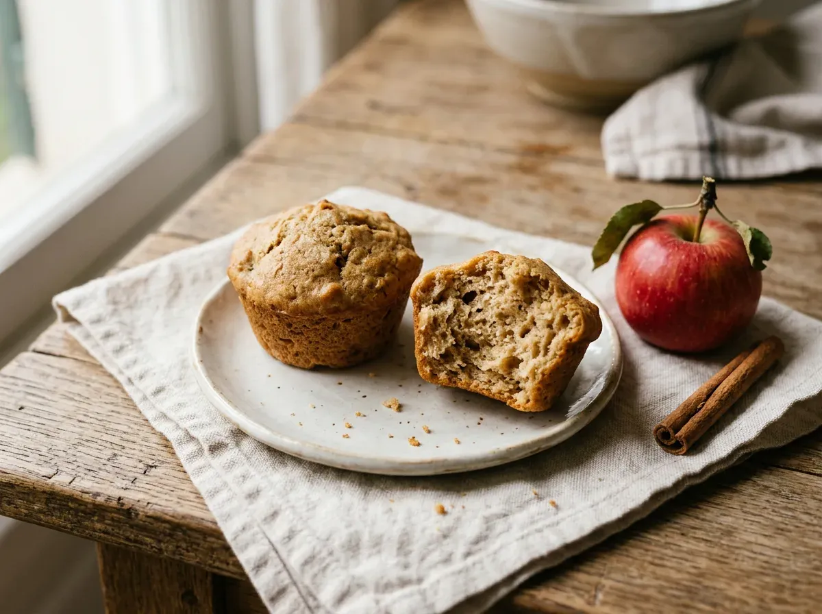 Apple Muffins, No Sugar (Muffin alla Mela senza Zucchero)