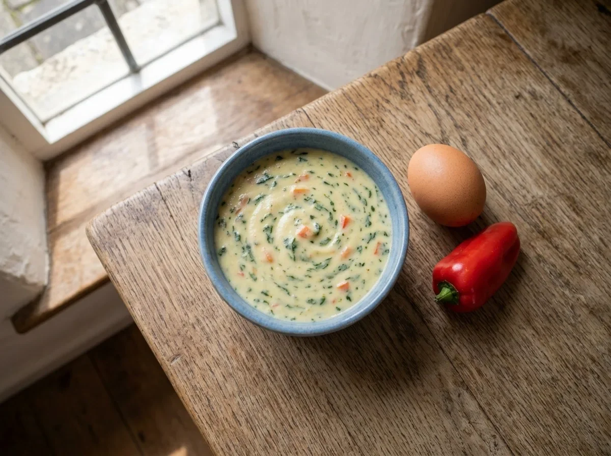 Egg and Spinach Cream