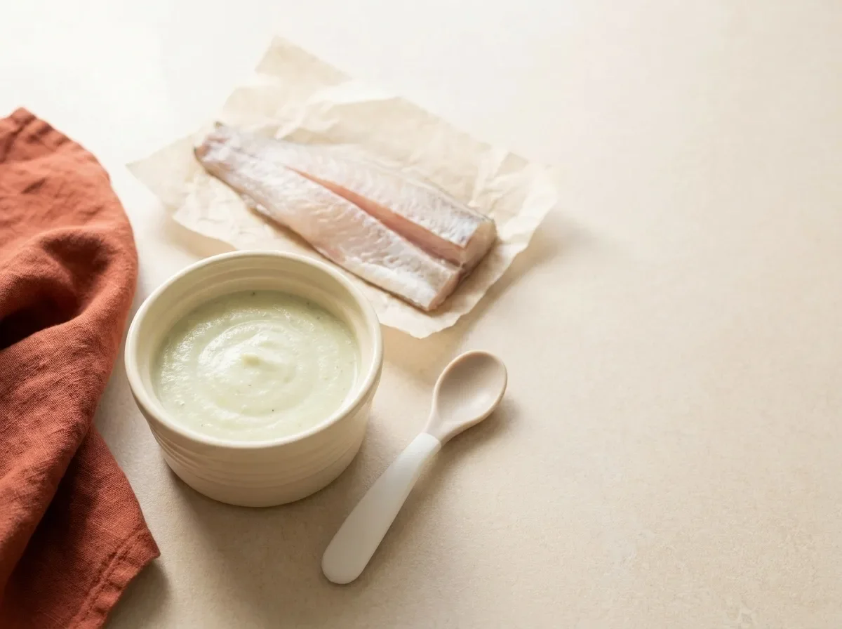 Hake and Zucchini Cream