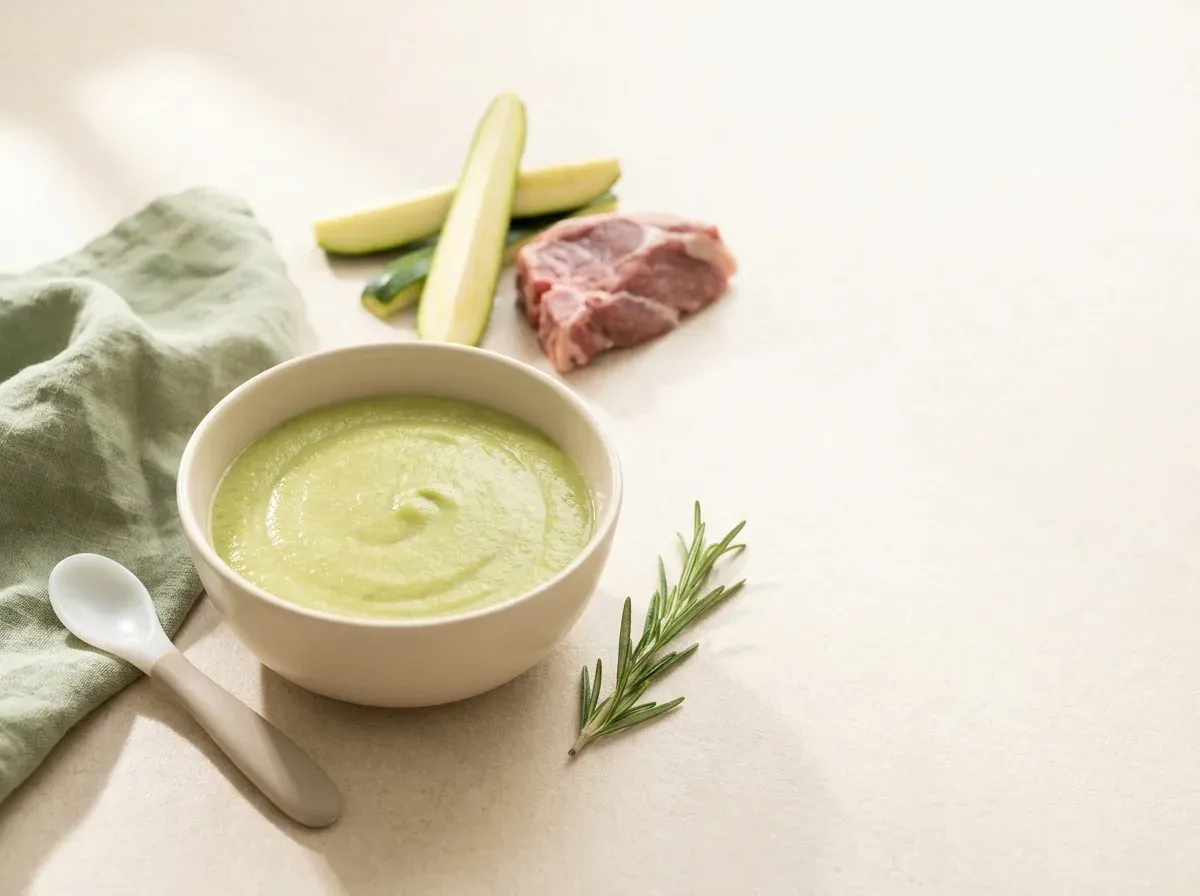 Lamb and Zucchini Cream