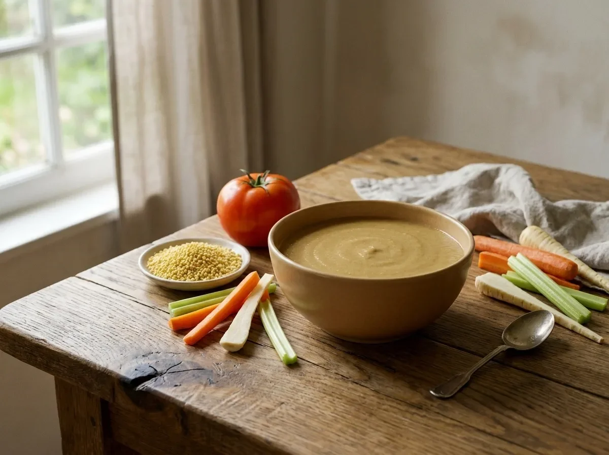 Millet and Vegetable Cream