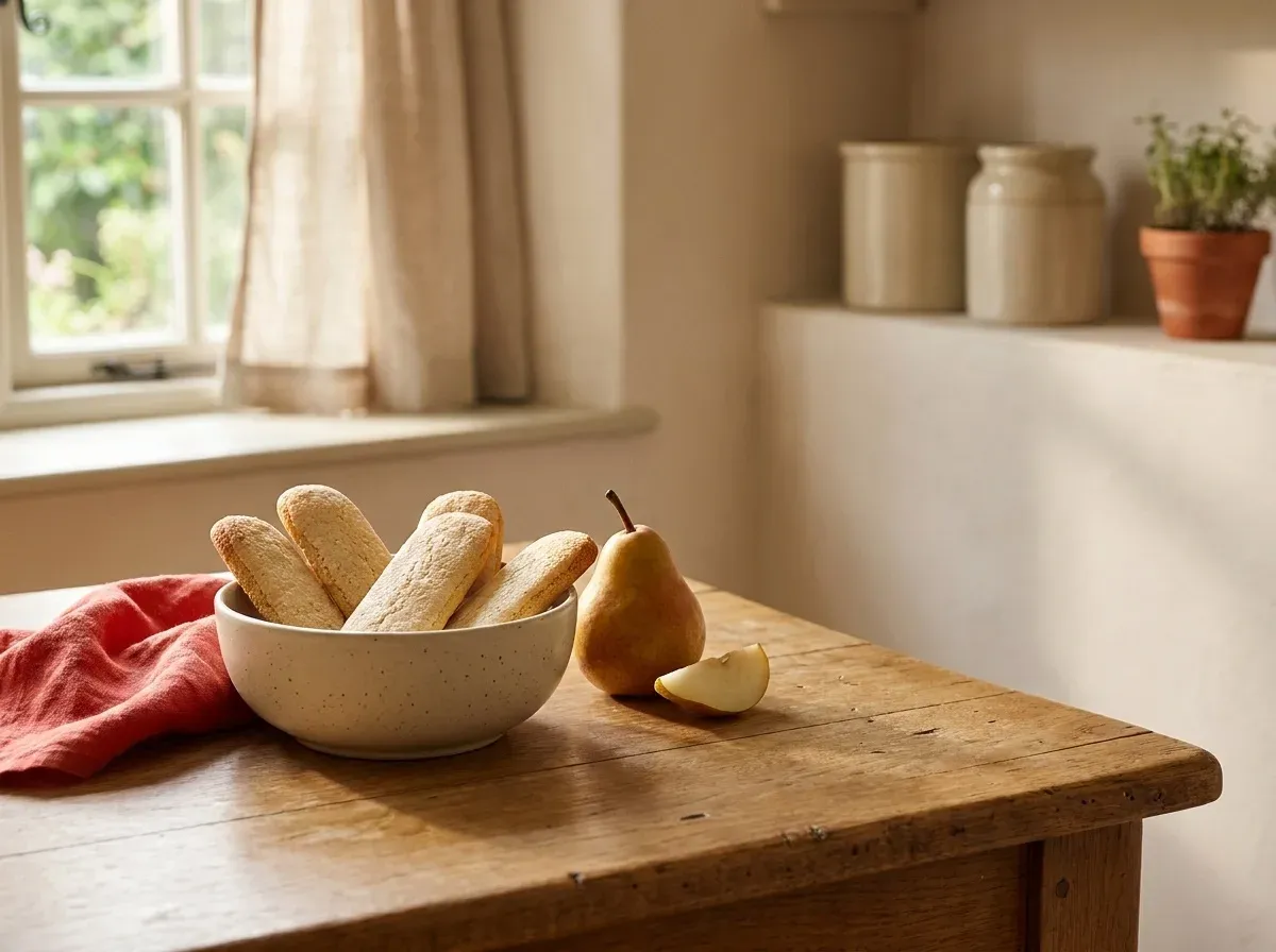 Oat and Pear Biscuits, No Sugar (Biscotti di Avena e Pera senza Zucchero)