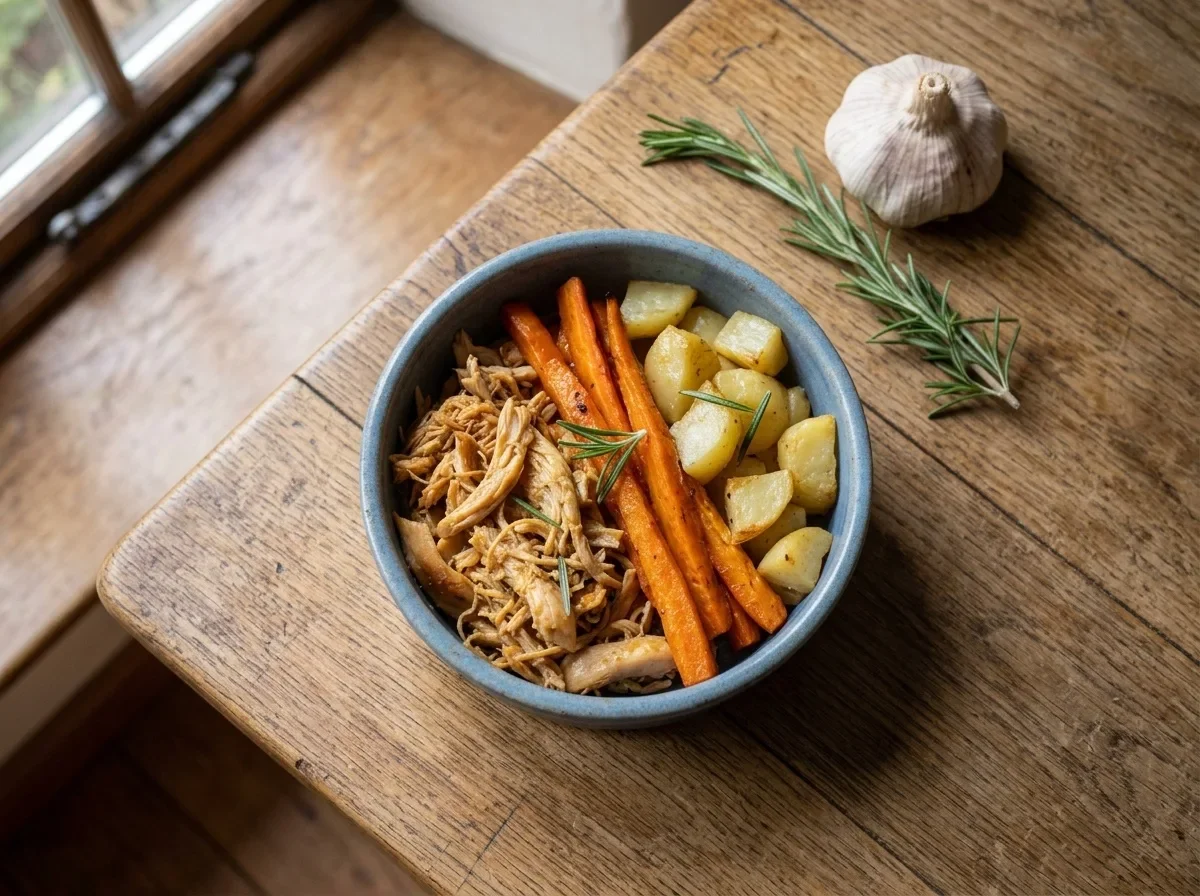 Family Roast Chicken and Vegetables