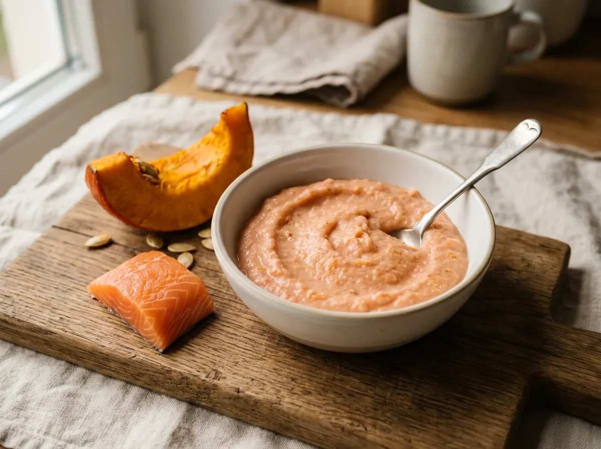 Salmon and Pumpkin Cream