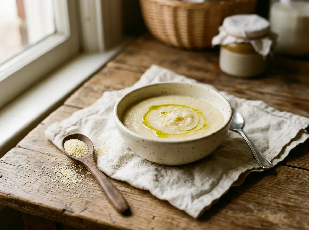 Semolino with EVOO