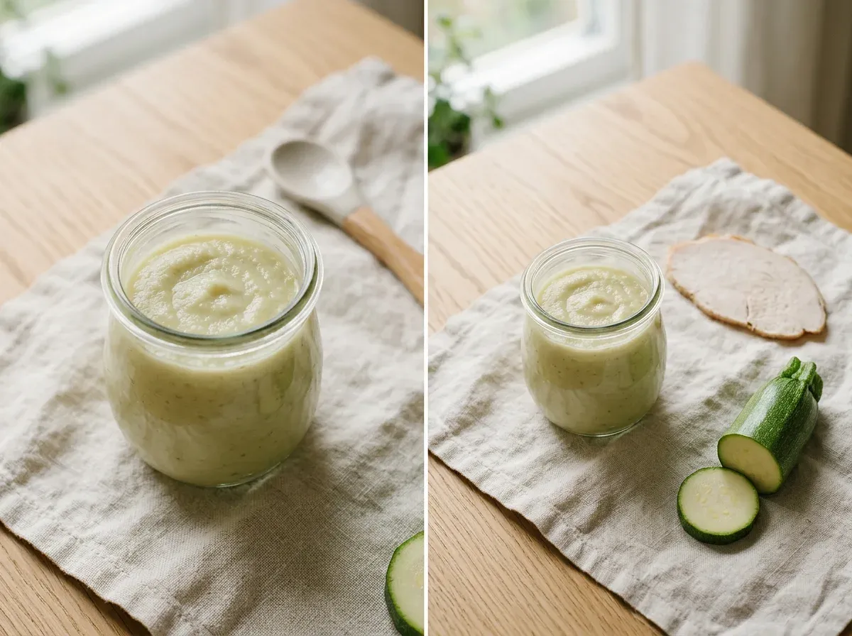 Turkey and Zucchini Cream
